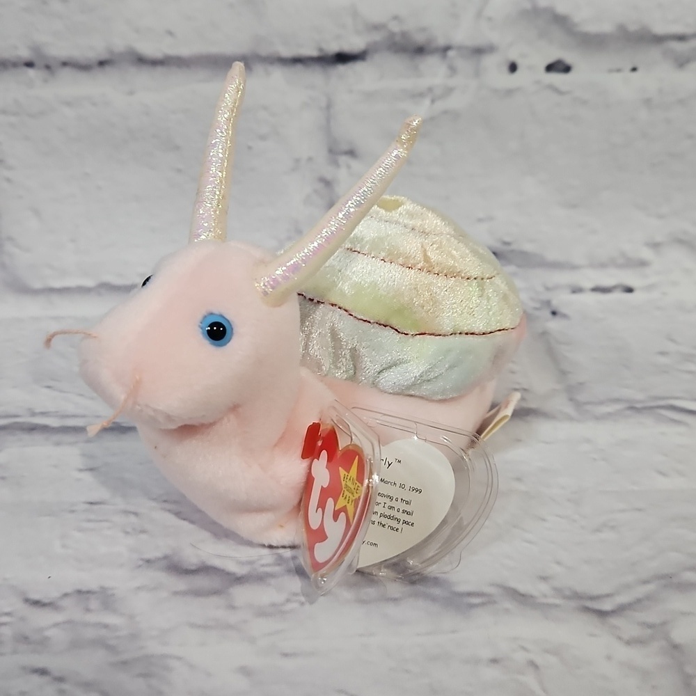 Ty beanie baby Swirly the iridescent snail
